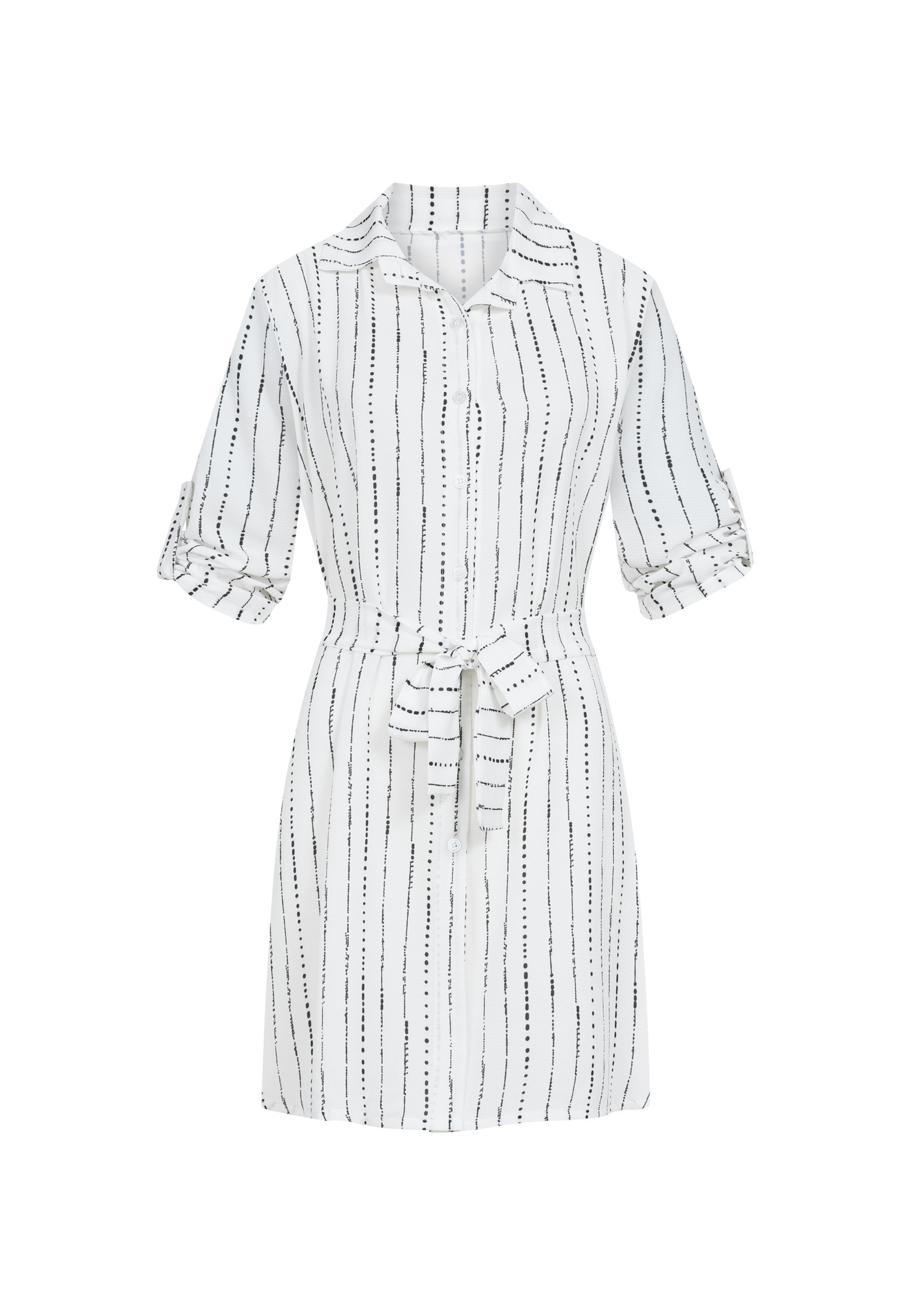 Robe-chemise Cloud5ive en blanc : devant