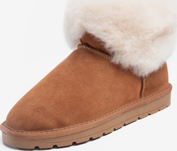 Gooce Snowboots 'Fury' i brun: forside