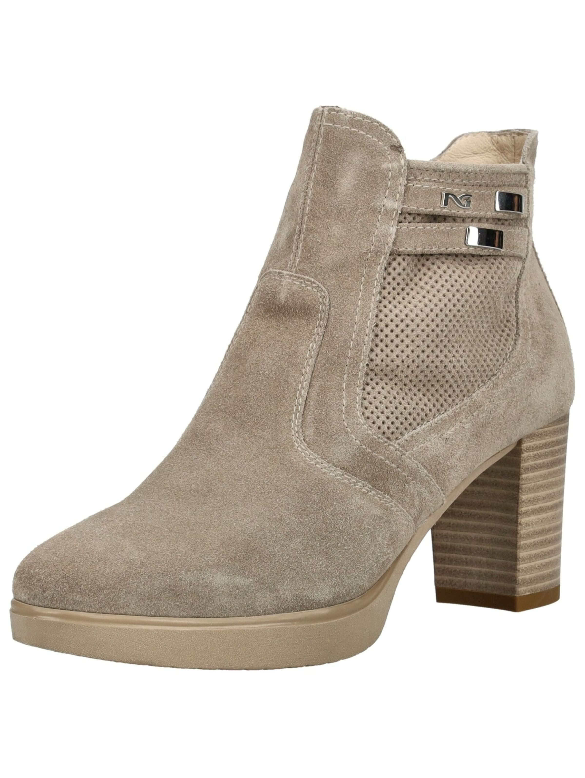 Bottines Nero Giardini en beige : devant
