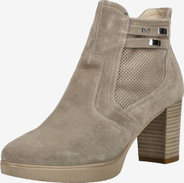 Bottines Nero Giardini en beige : devant