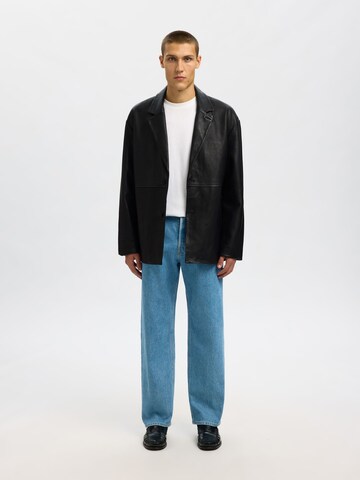 Coupe regular Veste de costume SELECTED en noir