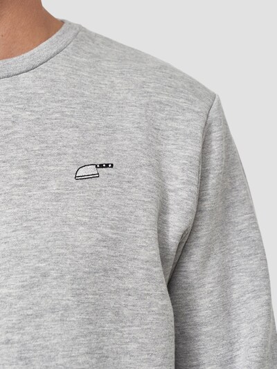 Mikon Sweater 'Messer' in Grey / Black / White, Item view