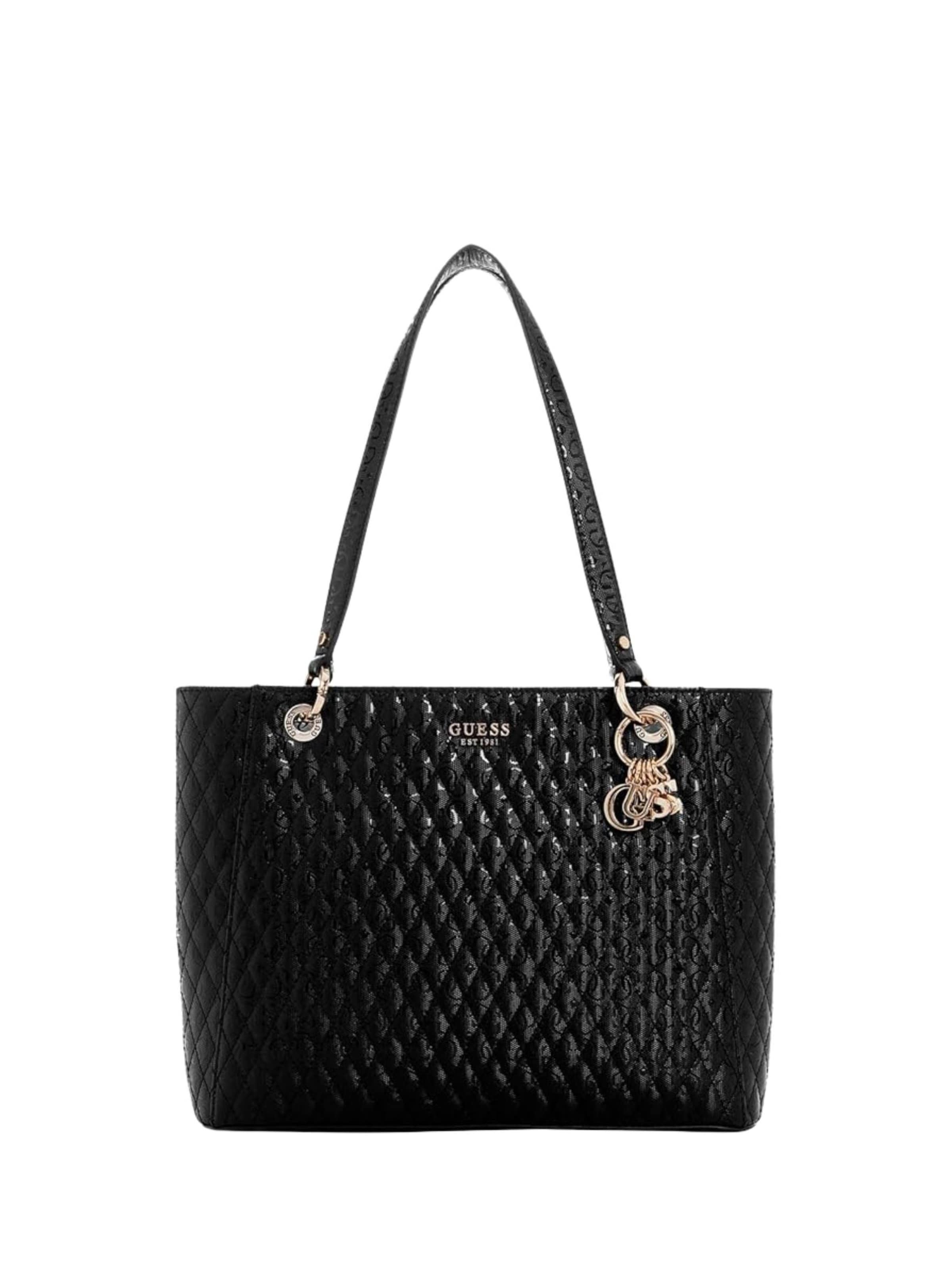 GUESS Umhängetasche 'Guess Sac Bandoulière Betula Satchel Black' in One Size in schwarz, Produktansicht