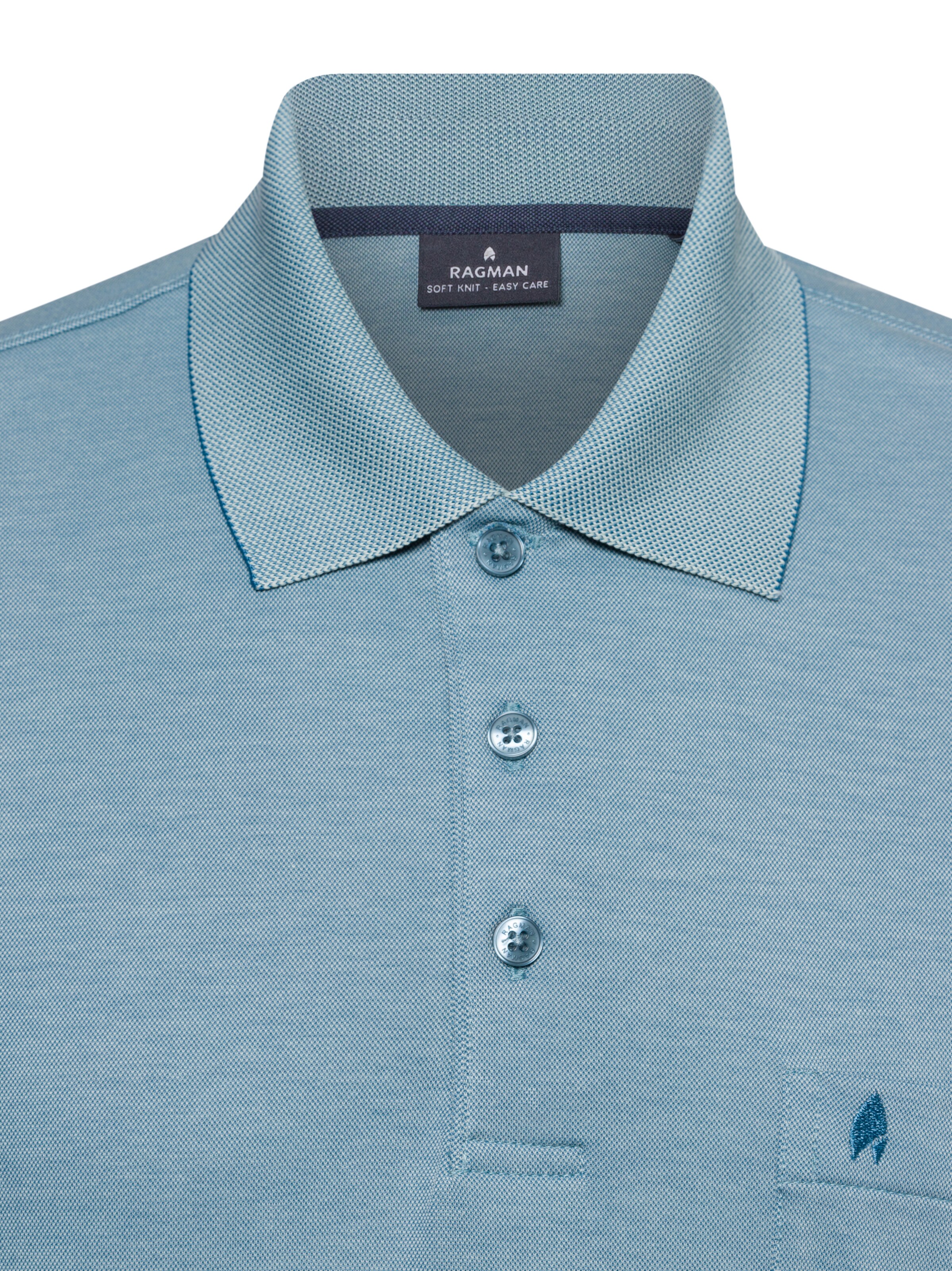 Ragman Poloshirt ' ' in Blau