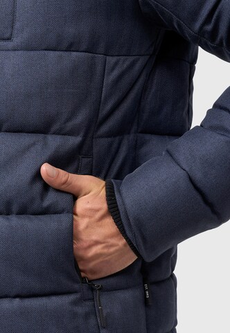 INDICODE JEANS Winterjas ' Hebert ' in Blauw