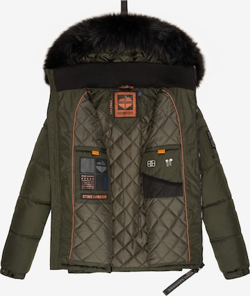 STONE HARBOUR - Chaqueta de invierno 'Zarlaan' en verde