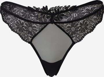 ETAM String 'SECRETE' in Black: front