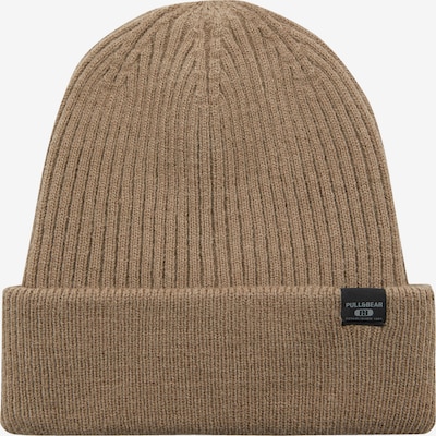 Pull&Bear Bonnet en gris / taupe / noir, Vue avec produit