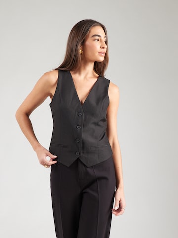 Gilet de costume 'ONLLINDA' ONLY en noir : devant