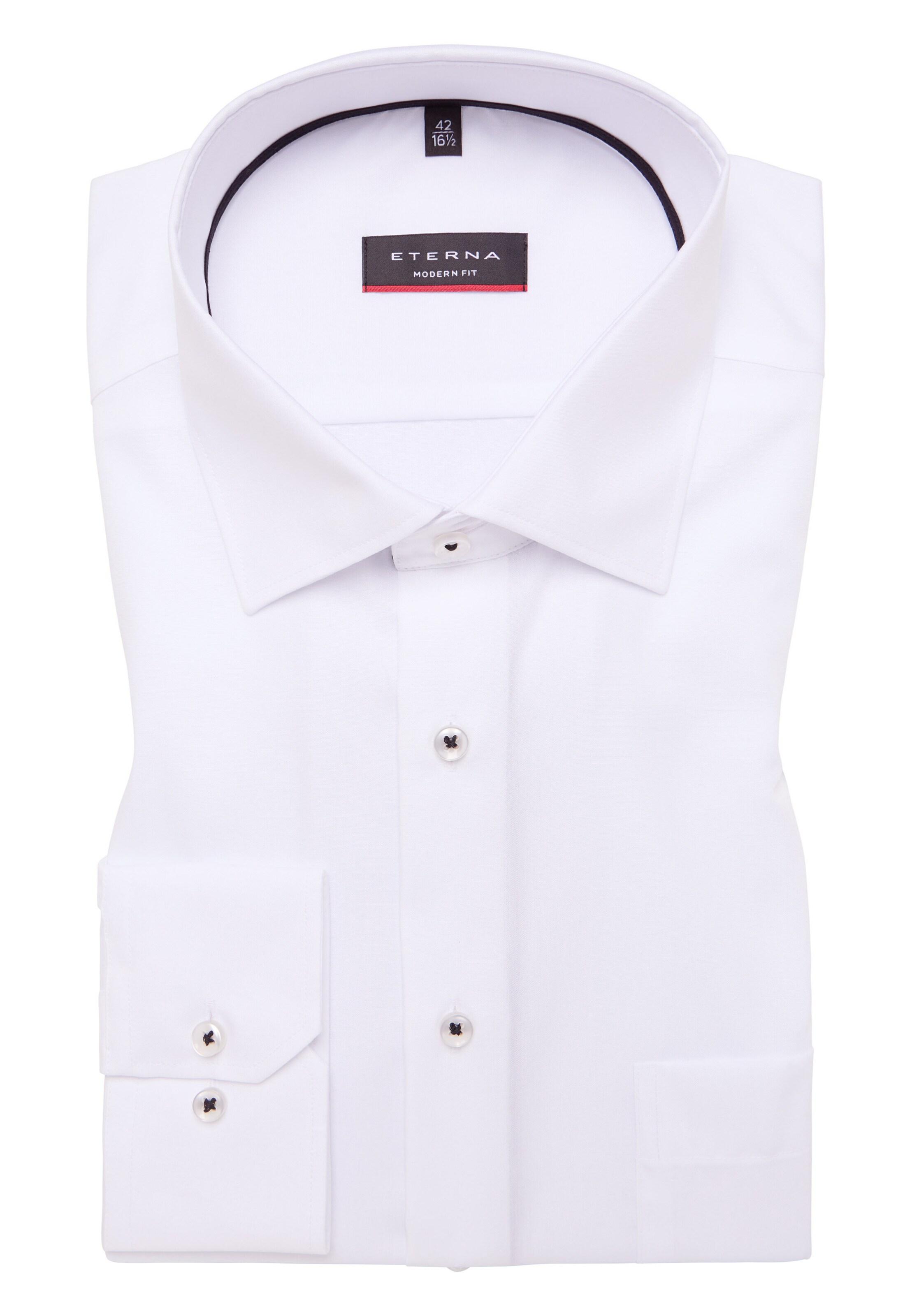 ETERNA Regular fit Zakelijk overhemd in Wit