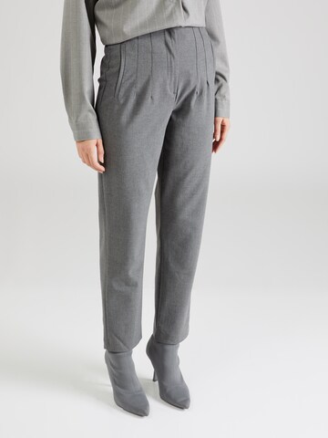 JDY Regular Trousers 'SIENNA' in Grey: front