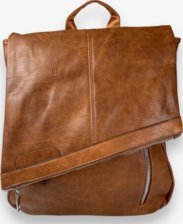Kumixi Ryggsäck '2in1 Rucksacktasche' i brun: framsida