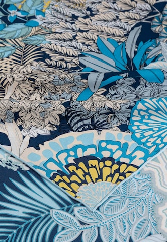 Foulard ' Leopard Camouflage ' di Roeckl in blu