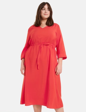 SAMOON Šaty – červená: přední strana