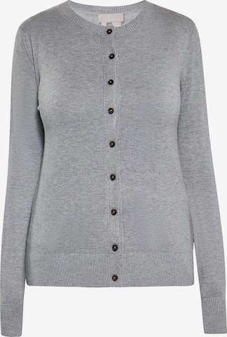 RISA Knit Cardigan in Grey: front