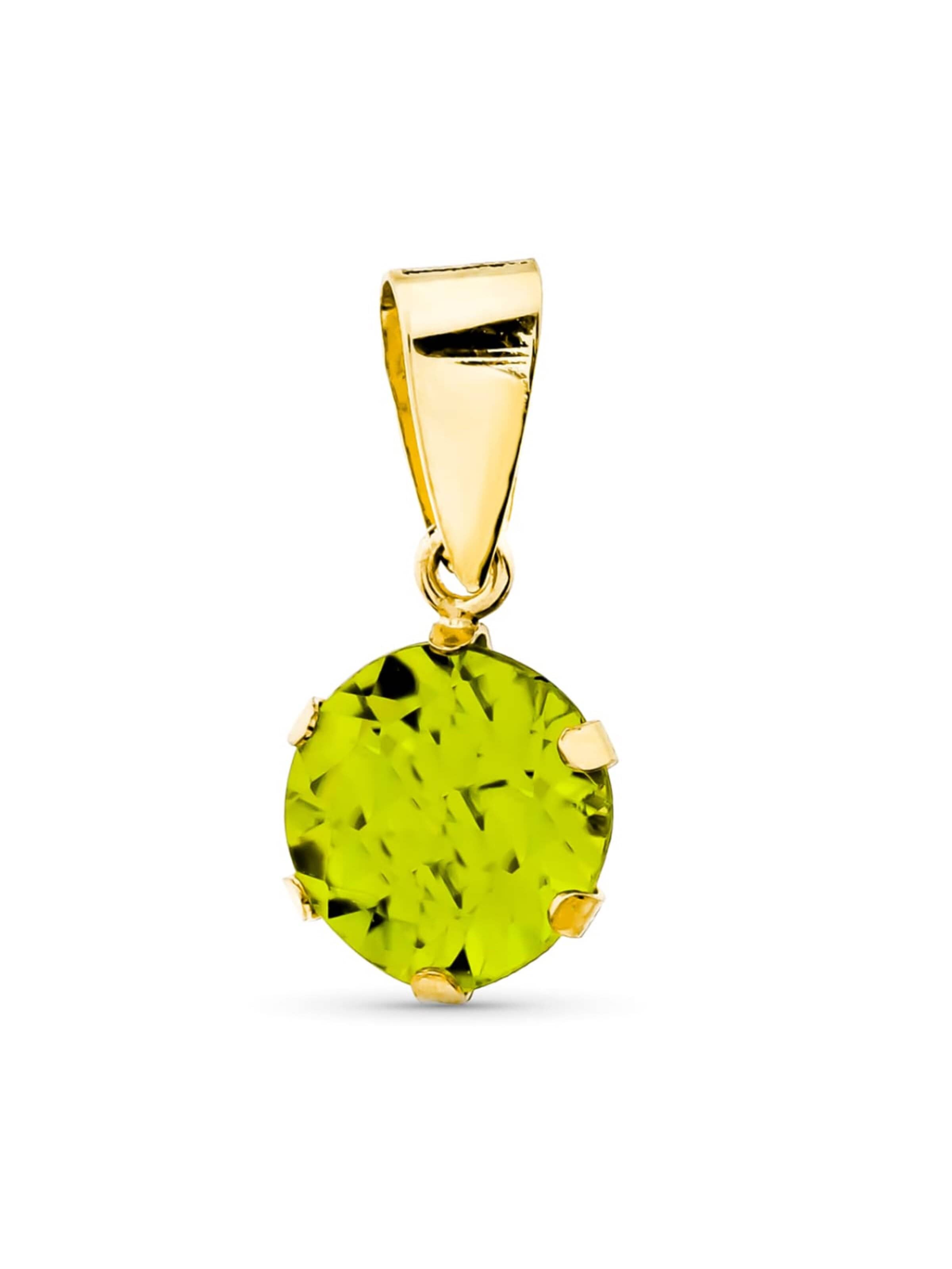 VANGUERATI Wisiorek '1.44 carat Olivine Pendant | 9kt yellow gold' w kolorze zielony: przód