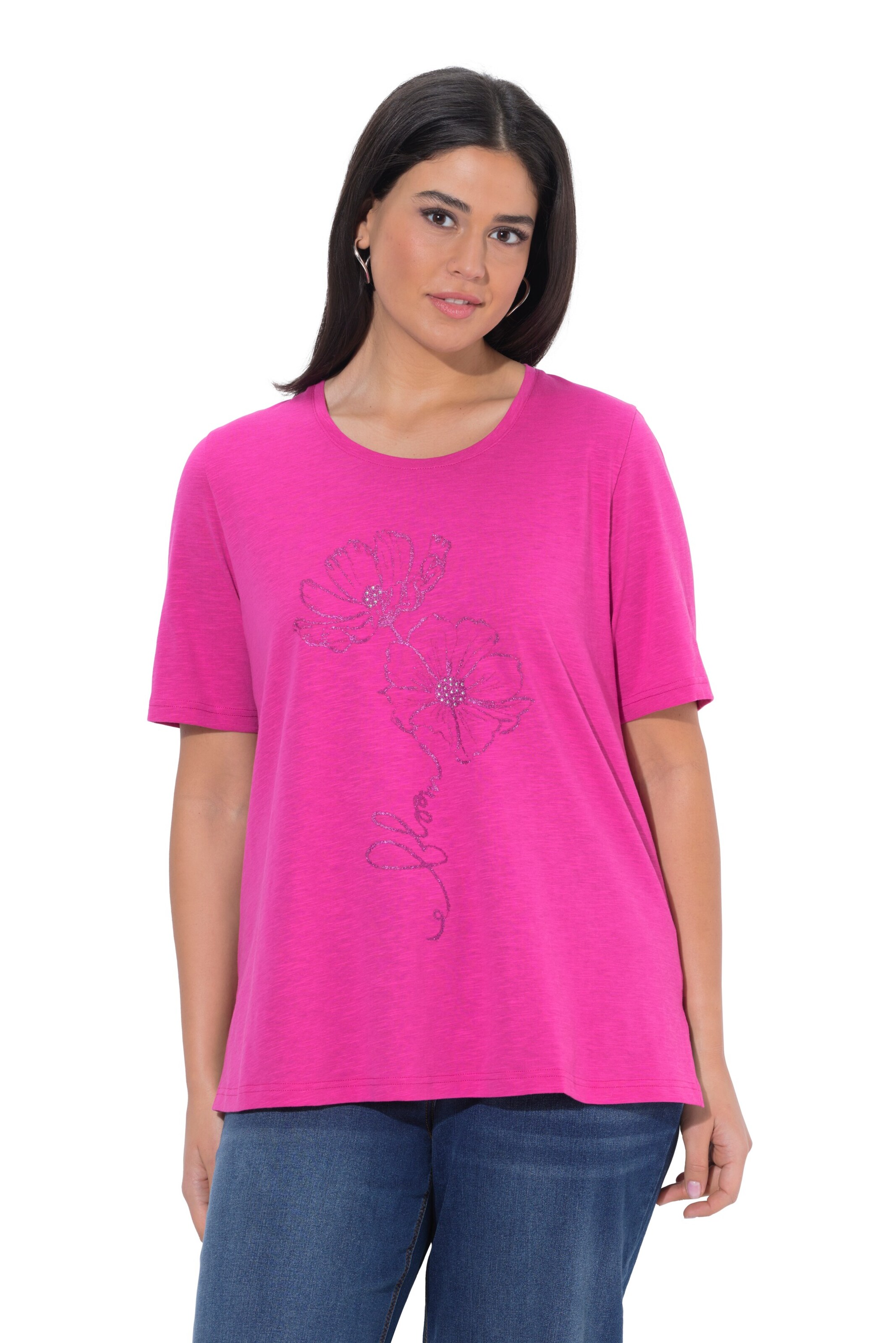 Ulla Popken Shirt in Pink: front
