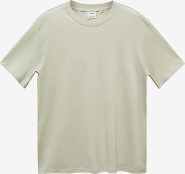 MANGO MAN T-shirt 'BELLOW' i grön: framsida