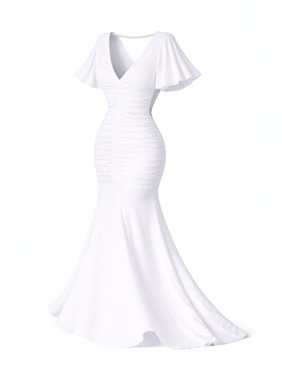 Elena Athanasiadou Evening Dress 'Dress Athenian Grace' in White, Item view