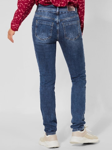 STREET ONE Slimfit Jeans i blå