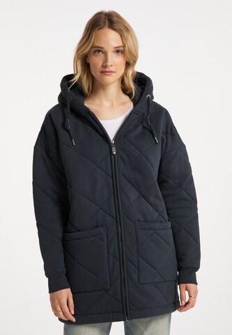 DreiMaster Vintage - Sudadera con cremallera en azul: frente