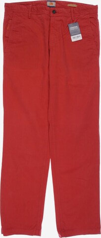 BOSS Orange Pants in 35 in Red: front