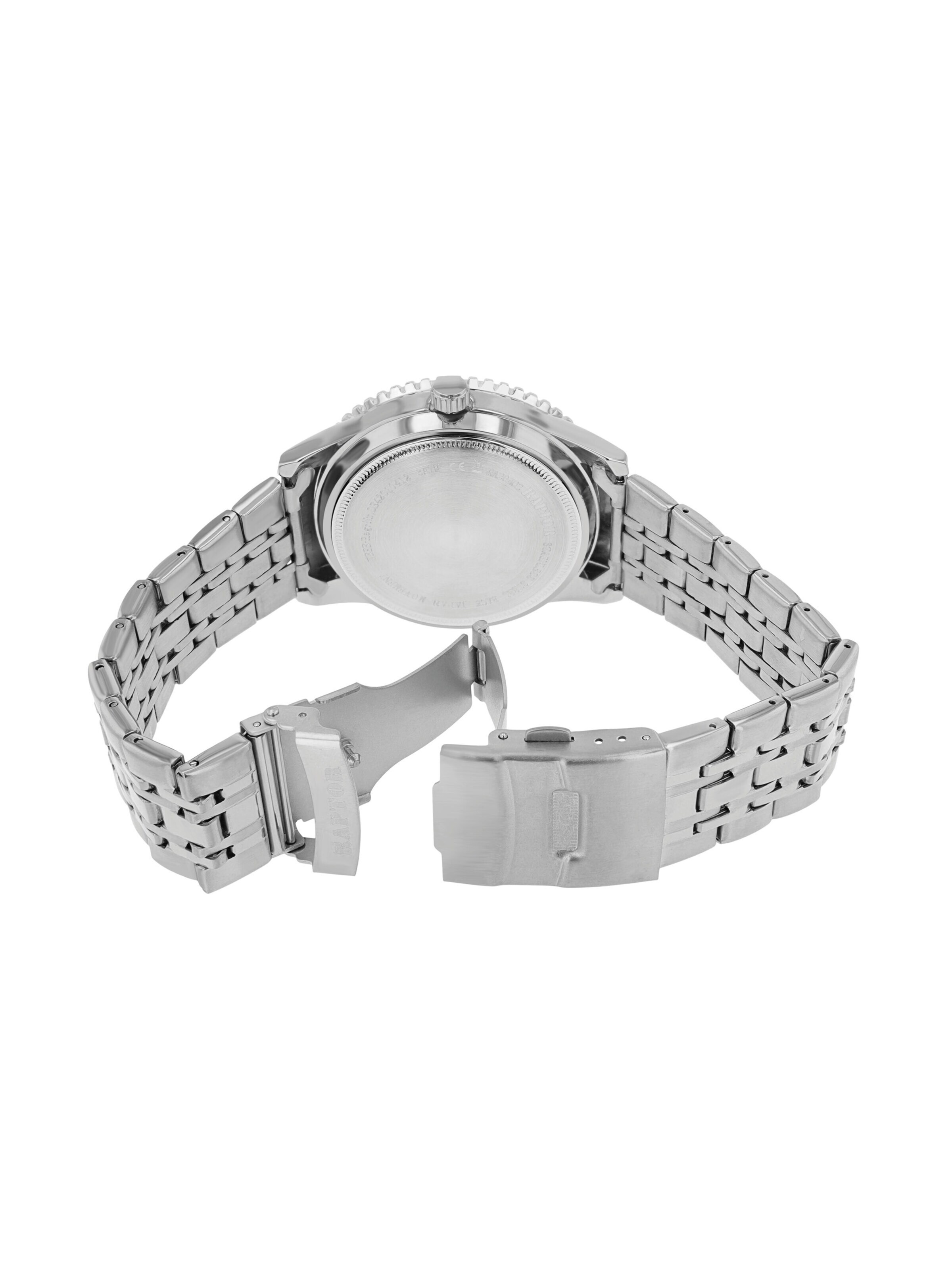 Raptor Analoguhr 'Finley, Datumsanzeige'‌‌‌‌‌ in Silber