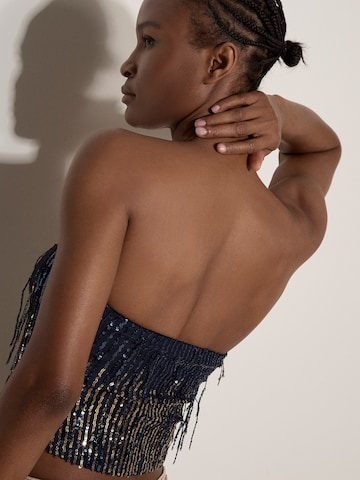 Haut ' ' Apricot en bleu