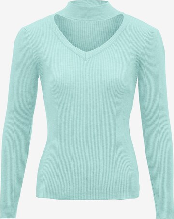 leo selection Sweater in Green: front