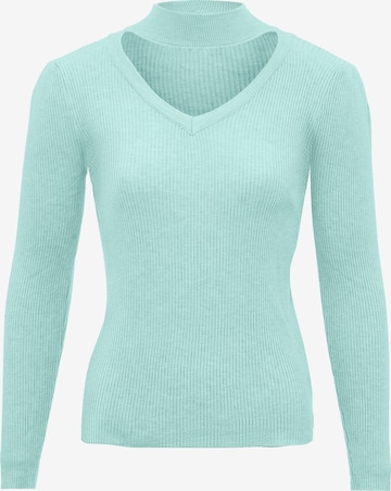 leo selection Sweater in Green: front