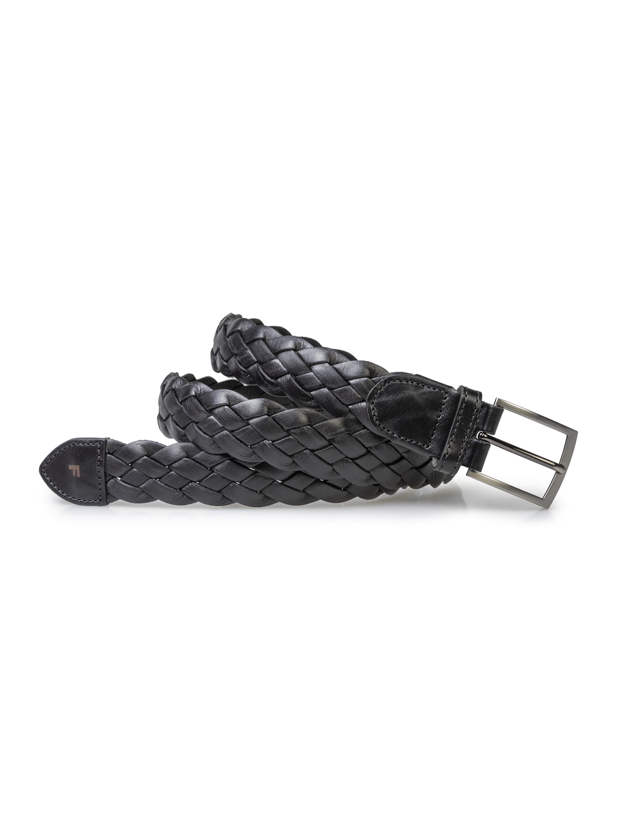 Floris van Bommel Riem 'De Belter 37' in Zwart: voorkant