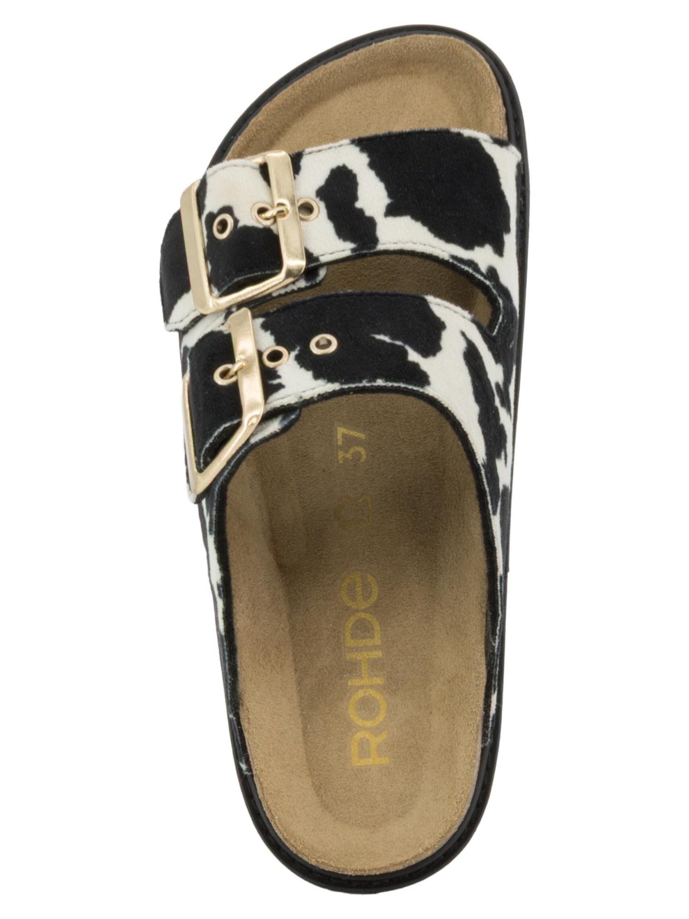 ROHDE Pantolette 'Tropea'‌‌‌‌‌‌‌‌‌‌ in Schwarz