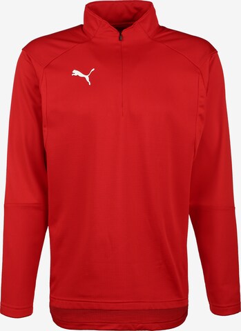 PUMA Athletic Sweatshirt in Red: front