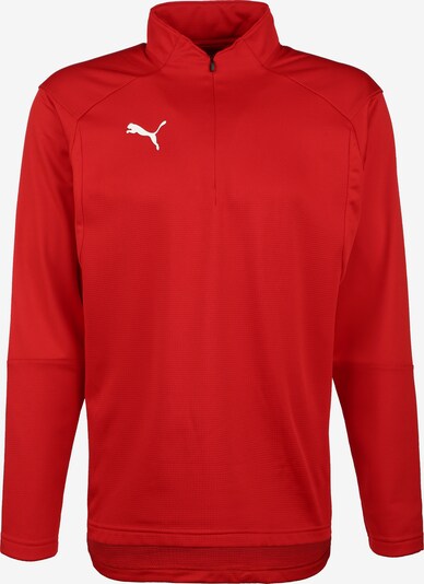 PUMA Athletic Sweatshirt in Red / White, Item view