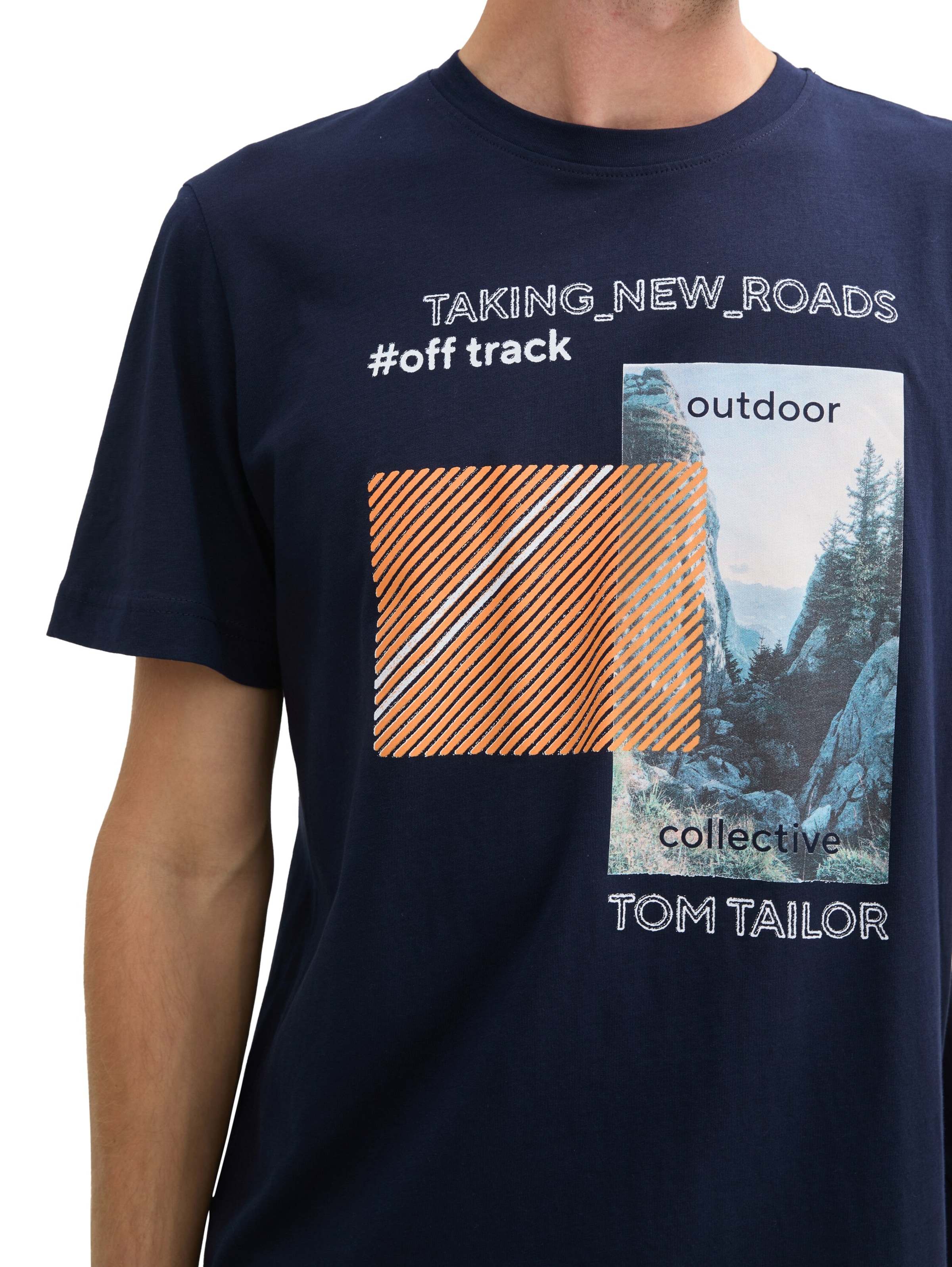 TOM TAILOR Shirt in Blauw