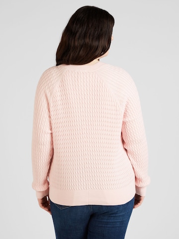 Pull-over Tommy Hilfiger Curve en rose