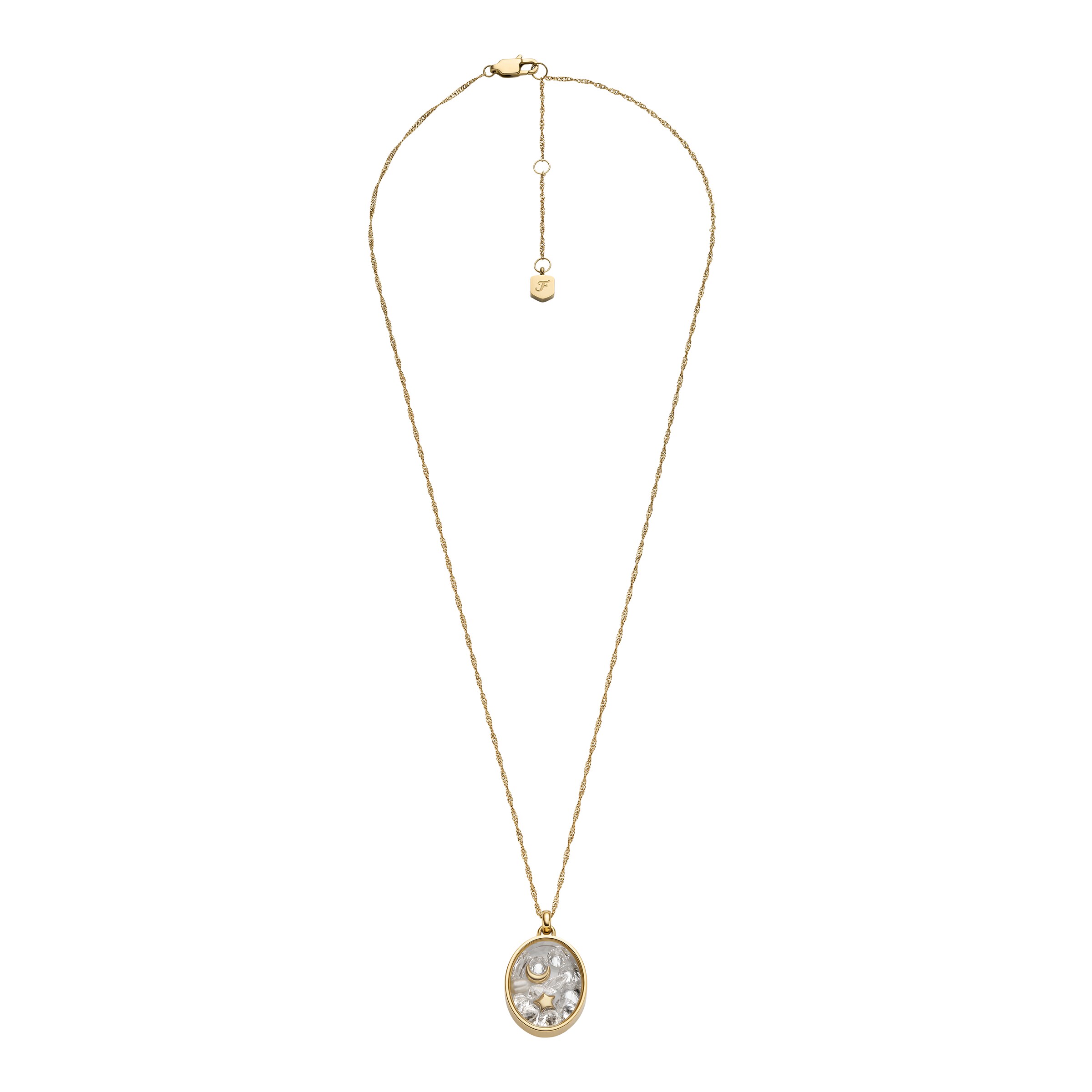 FOSSIL Necklace 'Sutton' in Gold: front