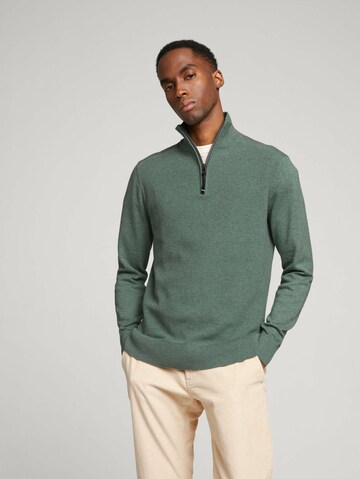 TOM TAILOR Sweater in Green