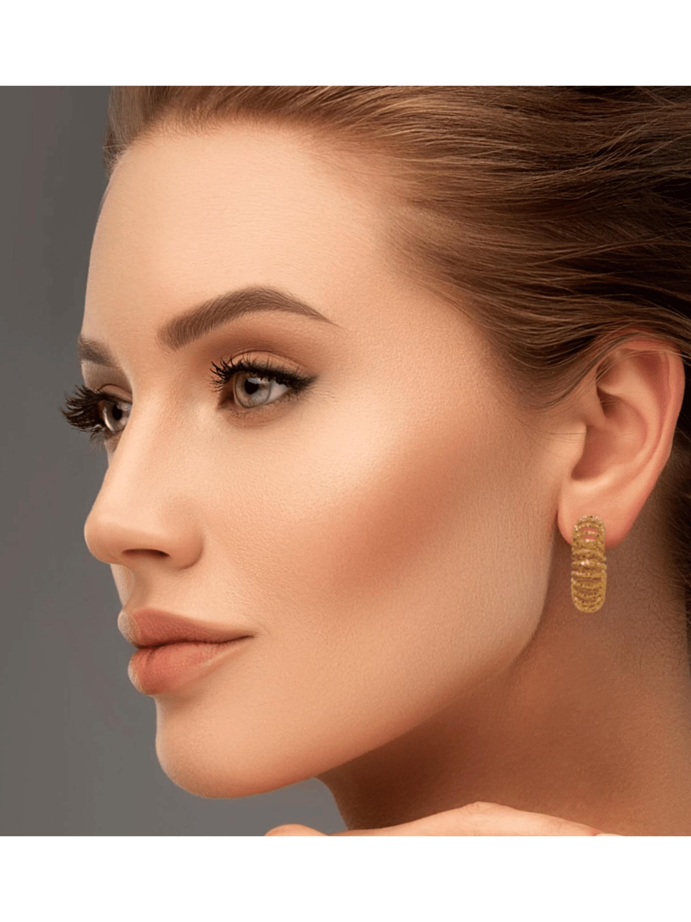 ARS-ARGENTI Earrings 'SWINGIN’ SWIRLS' in Gold