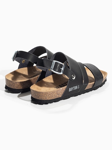 Sandale 'VITORIA' de la Bayton pe negru