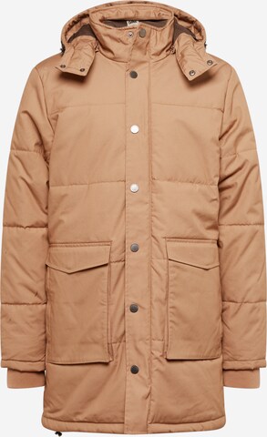 bleed clothing Winter Jacket 'Guerilla' in Brown: front