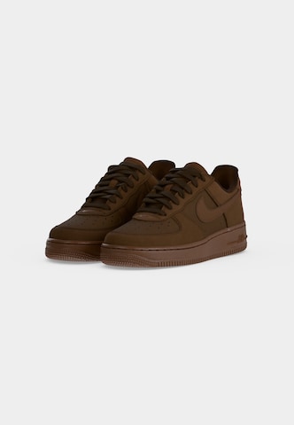 Nike Sportswear Matalavartiset tennarit 'Air Force 1 Retro Premium' värissä ruskea
