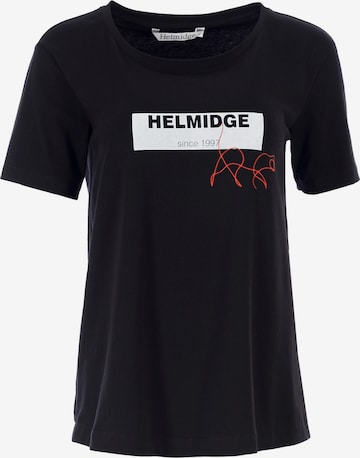 HELMIDGE Shirt in Zwart: voorkant