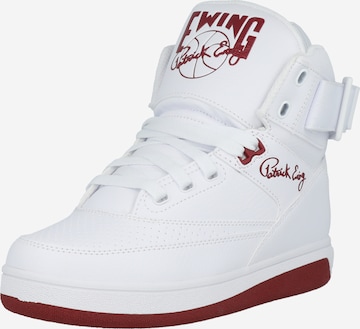 Patrick Ewing High-Top Sneakers in White: front