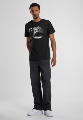 MT Men Shirt 'Fear' in Zwart