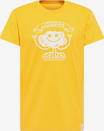 SOMWR T-Shirt 'MANGROVE TREE' (GOTS) in Gelb: predná strana
