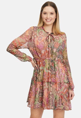 Robe-chemise Frogbox en mélange de couleurs : devant