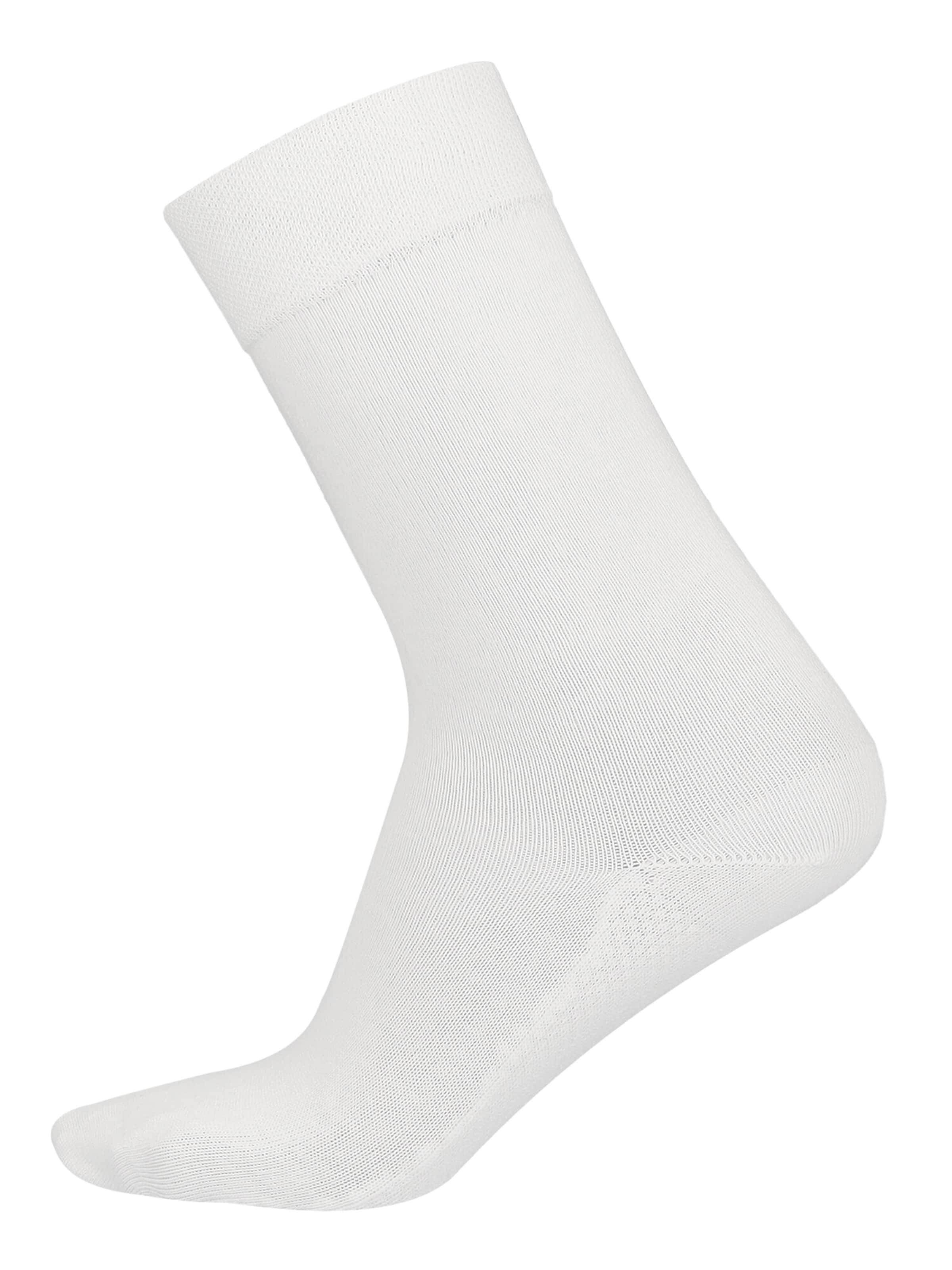 Chaussettes Hudson en blanc : devant