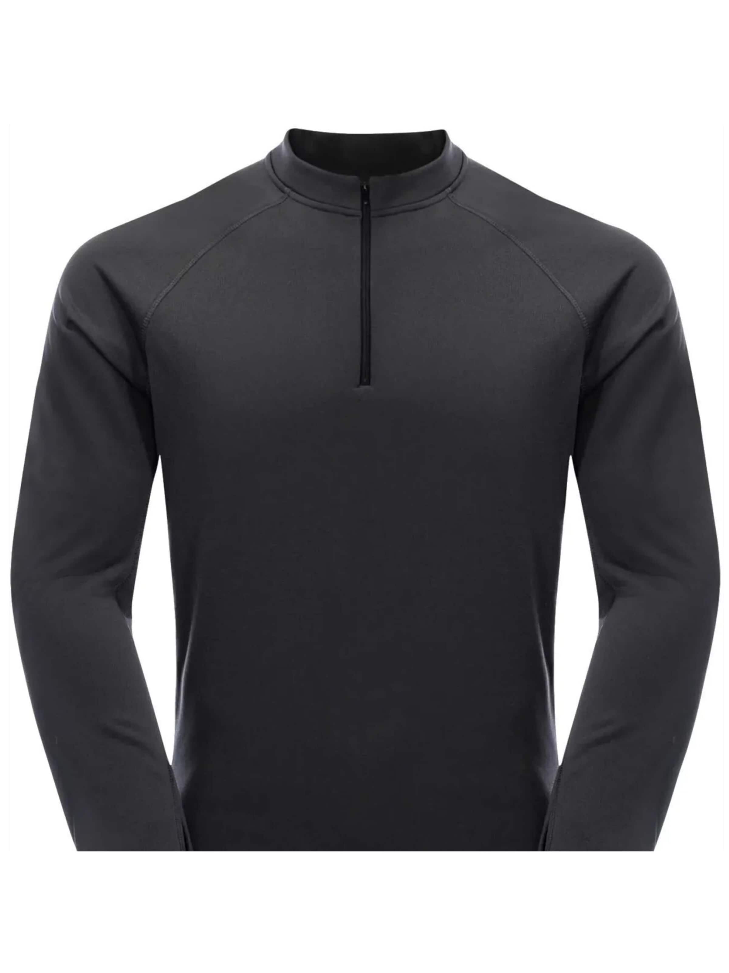 JACK WOLFSKIN Fleece jas 'Jack Wolfskin Bike Commute Fleece HZ M' in Zwart