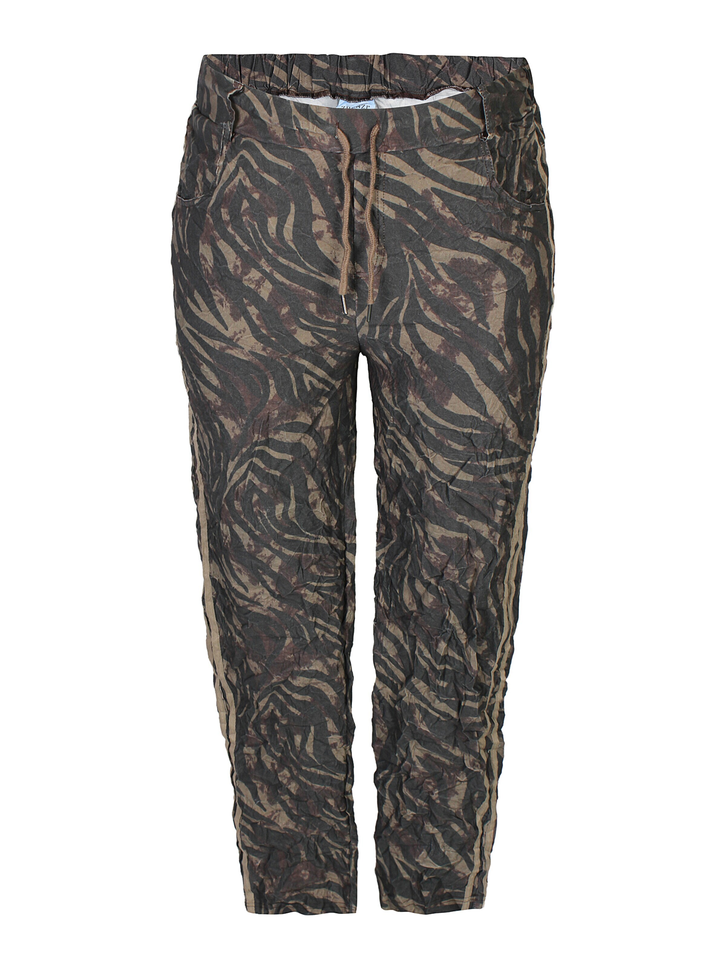 Zhenzi Regular Pants 'Chaya 1553' in Brown: front